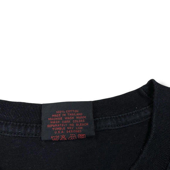 Iron Maiden Powerslave Mummy Eddie Band Tee Thunder Tag Black Sz XL Metal Retro - Picture 5 of 8